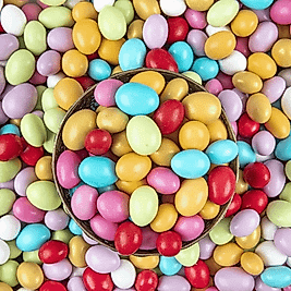 Lüks Renkli Badem Draje